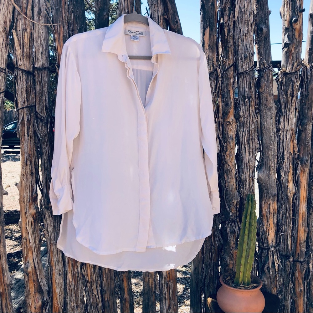 Vintage White Blouse